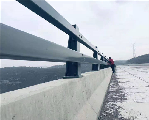 桥梁护栏 河道景观扶手护栏 不锈钢复合管桥梁防撞栏杆